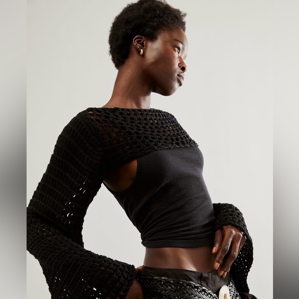 Hayley Crochet Bolero-Free People New WOT